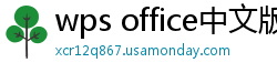 wps office中文版